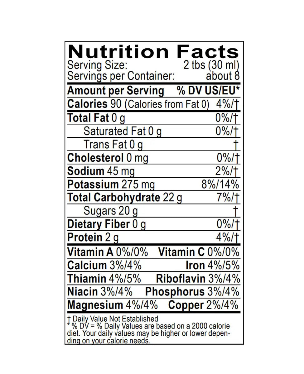 black cherry concentrate supplement facts