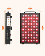red and near infrared light panel dimensions