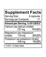 alkaline minerals supplement facts